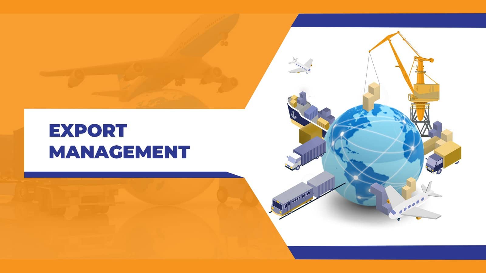 We manage all required export activities to coordinate the international shipment of goods. Our competent staff handle the negotiations and complex administrative tasks on our clients' behalf to facilitate their participation in international export markets with ease.